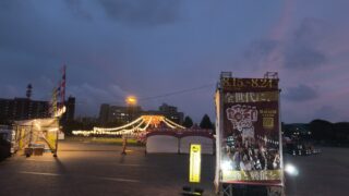 お祭り好きの街、北九州！勝山公園の盆踊り会場に心躍る